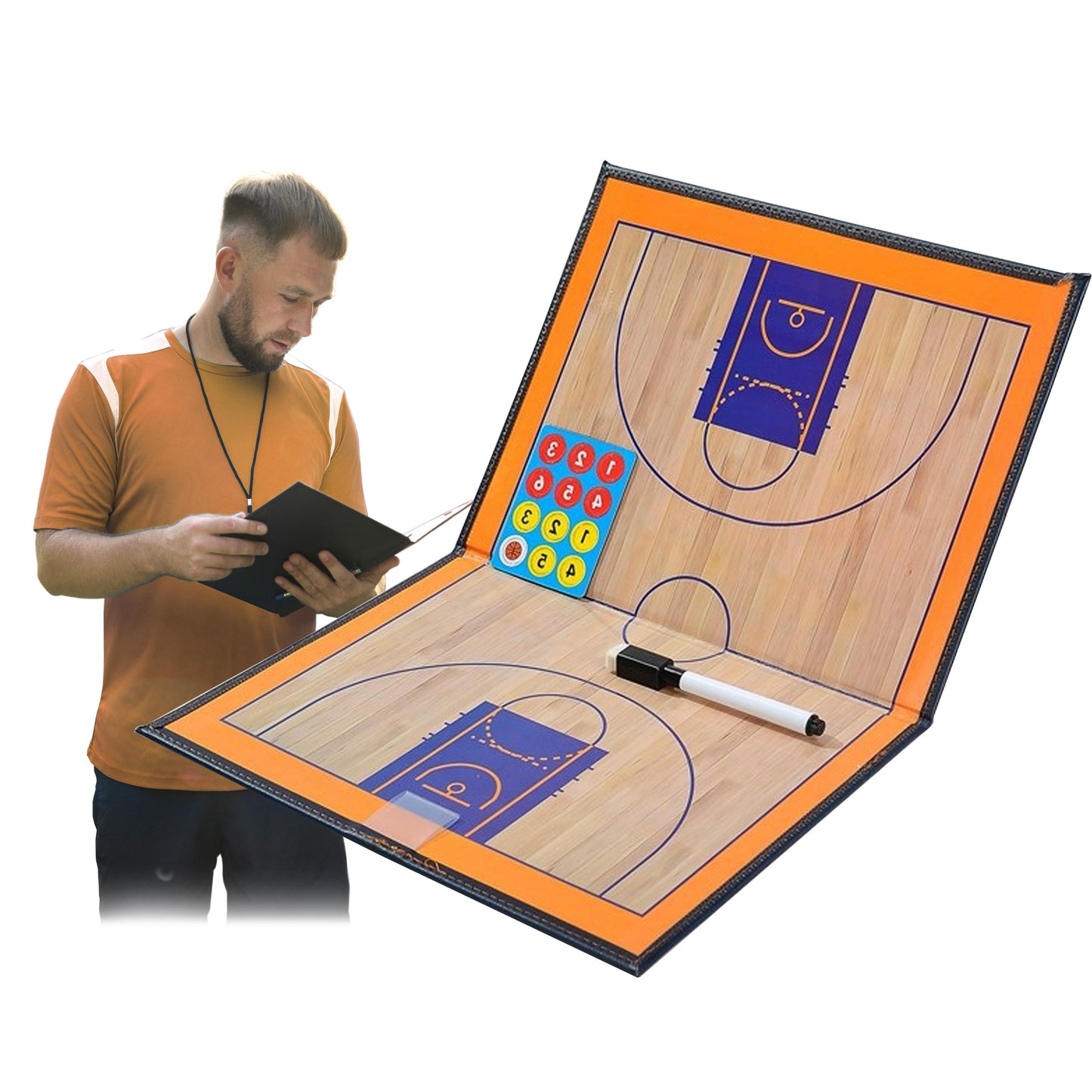 Tablero Táctico Magnético Técnico Basket